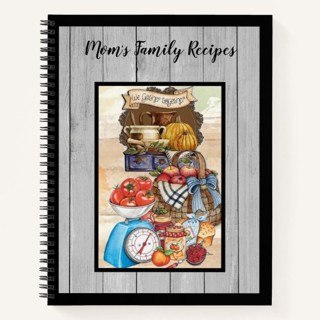 Carnet Recettes familiales de maman - Scène de cuisine de (Devant)