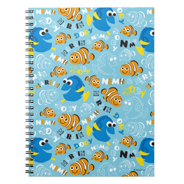 Carnet Recherche de Nemo | Dory et Nemo Motif (Devant)