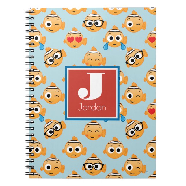 Carnet Recherche de Nemo | Motif Emoji (Devant)