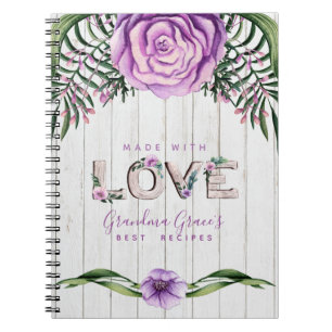 Carnet RECIPES - Gift For Family Grandma Mother Custom