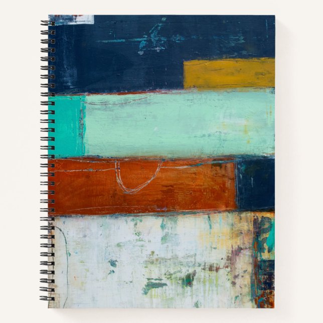 Carnet Rectangles Abstraites (Devant)