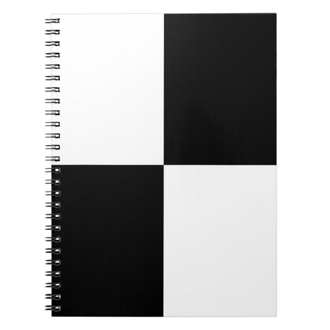 Carnet Rectangles noir et blanc (Devant)
