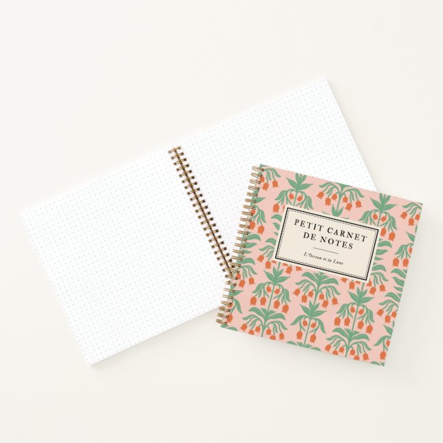 Carnet Red Bellflower (Intérieur)