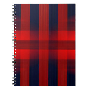 Carnet Red Bokeh Buffalo Plaid