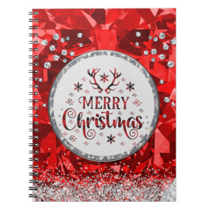 Carnet Red Gorgey Emerald Joyeux Noël