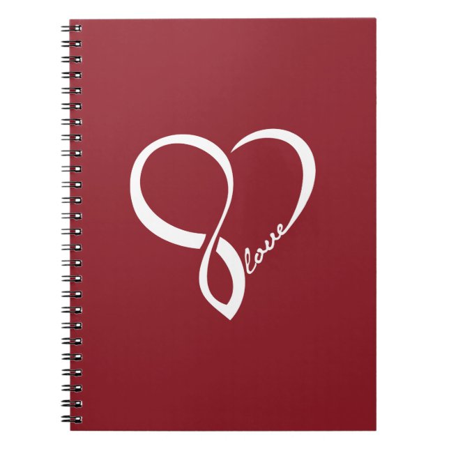 Carnet Red Love Heart (Devant)