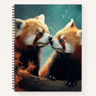 Carnet Red Panda Animal Wilderness Art coloré