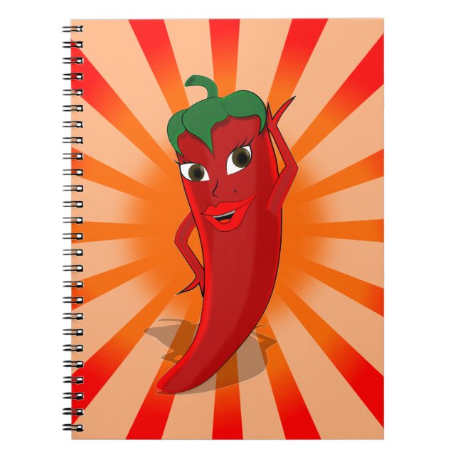 Carnet Red Pepper Superstar (Devant)