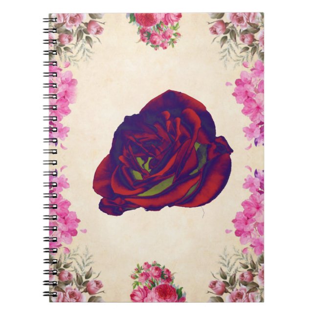 Carnet Red Rose (Devant)