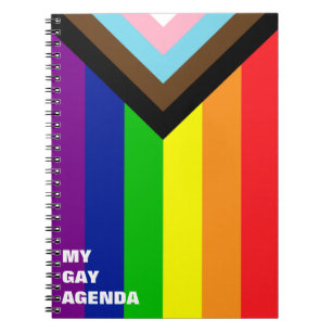 Carnet Redémarrage du drapeau de fierté - trans et POC in