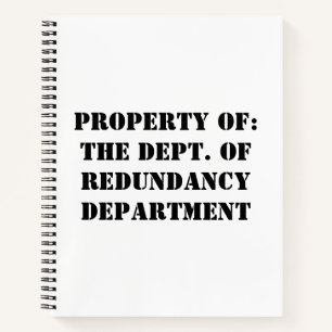 Carnet Redundance, propriété Department