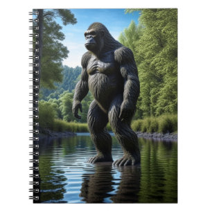 Carnet Reflet de Bigfoot musclé dans l'eau