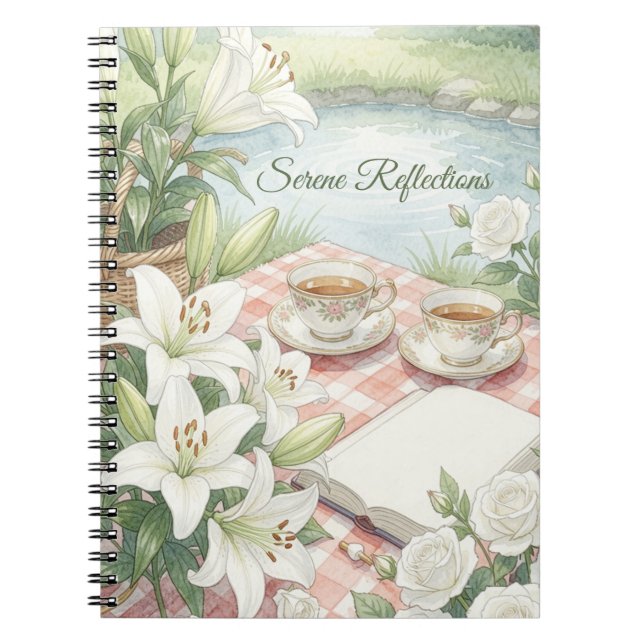 Carnet Reflets sereins (Devant)