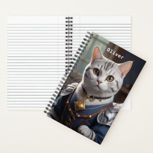 Carnet Regal Chevalier Américain Shorthair Chat Majestic