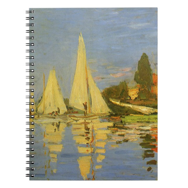 Carnet Regatta à Argenteuil par Claude Monet (Devant)