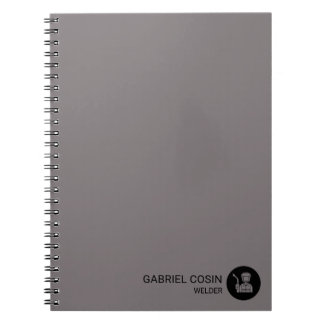 Carnet Registre de soudeur de rig industriel élégant