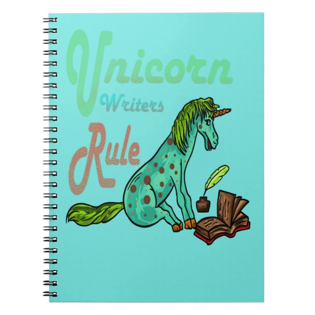 Carnet Règle Unicorn Writers (Devant)