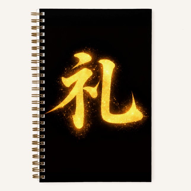 Carnet Rei (礼) – One of the Seven Virtues of Bushidō  (Recto)