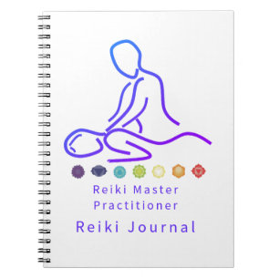 Carnet Reiki Master Practitioner Outline White
