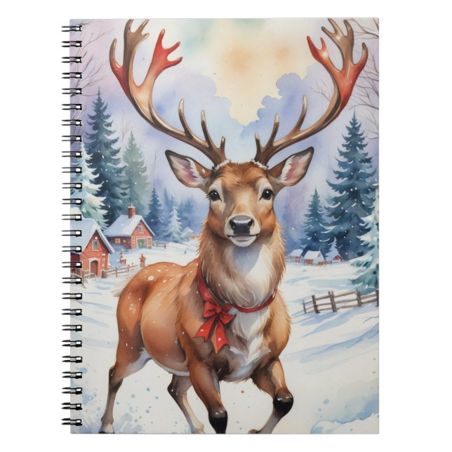 Carnet Reindeer Wonderland : Holiday Bliss (Devant)