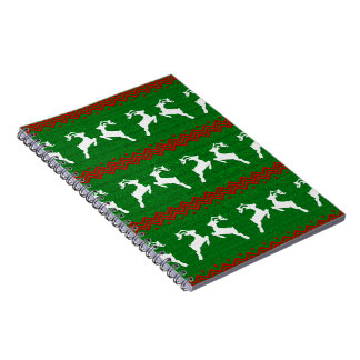 CARNET REINDEER XMAS, MOTIFS DE RÉINDEUR