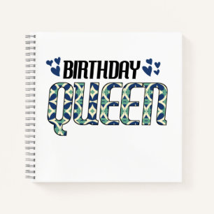 Carnet Reine d'anniversaire
