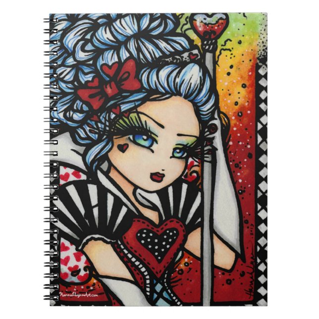 Carnet Reine d'imaginaire de fée de fille d'Alice de (Devant)