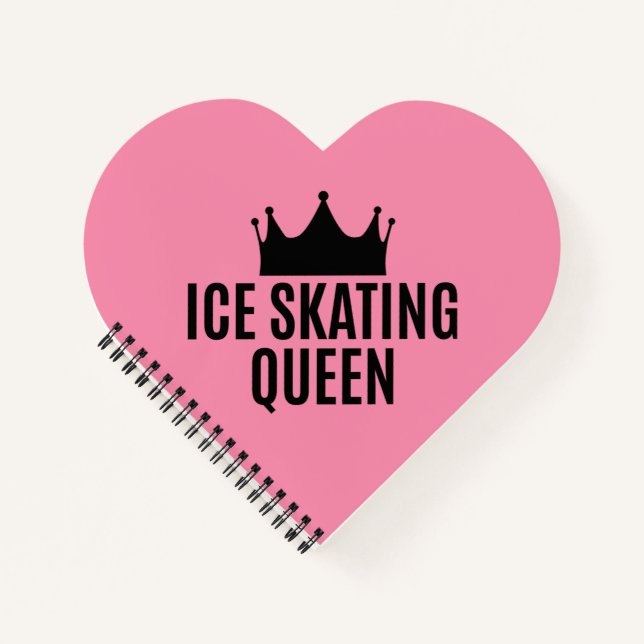 Carnet Reine du patinage sur glace - Patinage sur glace (Devant)