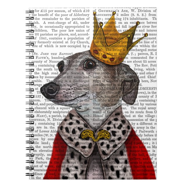Carnet Reine Greyhound (Devant)