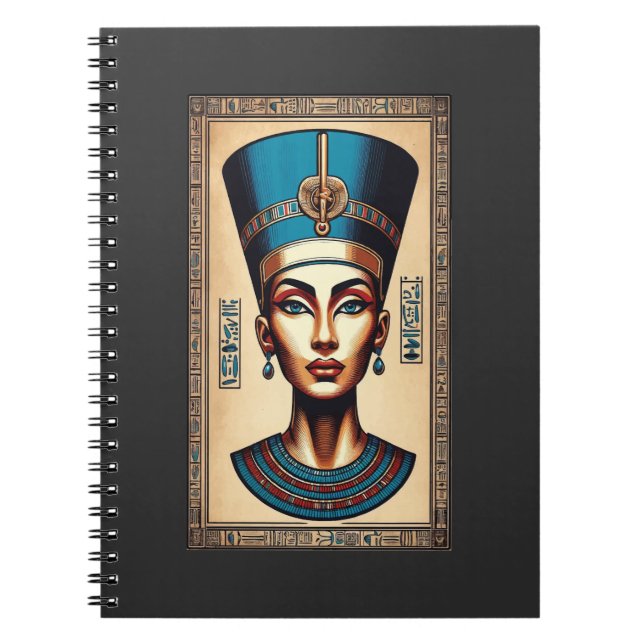 Carnet Reine Nefertiti - Beauté égyptienne intemporelle (Devant)
