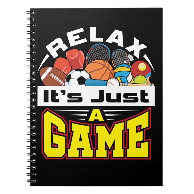 Carnet Relax C'est juste un jeu PE Enseignant Gym Coach (Devant)