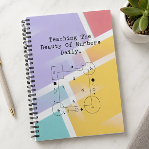Carnet Remerciement à un professeur de maths   La beauté 
