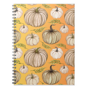 Carnet Remerciements remerciant citrouille patch automne 