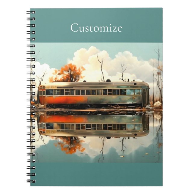 Carnet Remorque Caravan vintage RV Thunder_Cove (Devant)