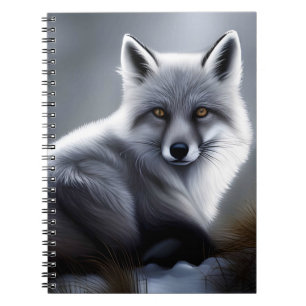 Carnet Renard arctique magnifique 