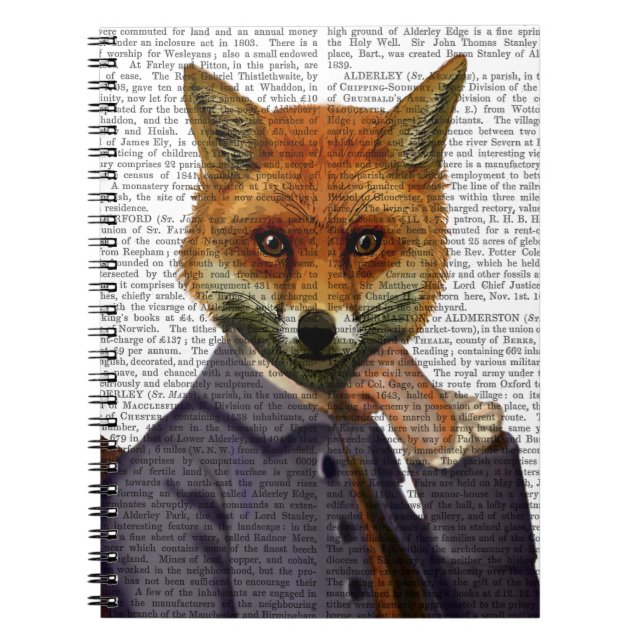 Carnet Renard avec Flûte 2 (Devant)