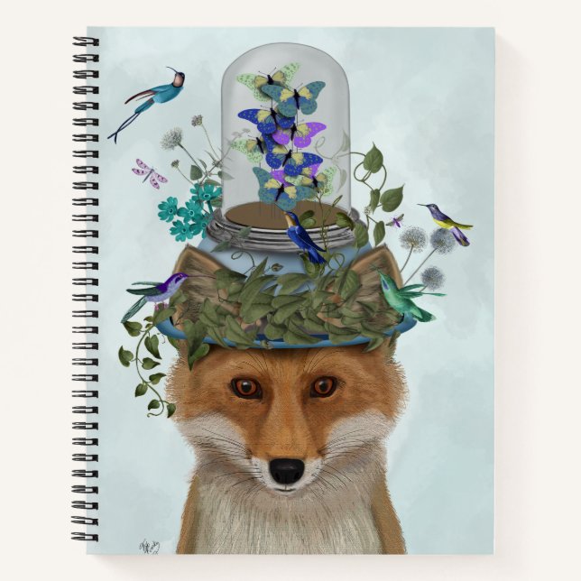 Carnet Renard avec papillon Bell Jar (Devant)