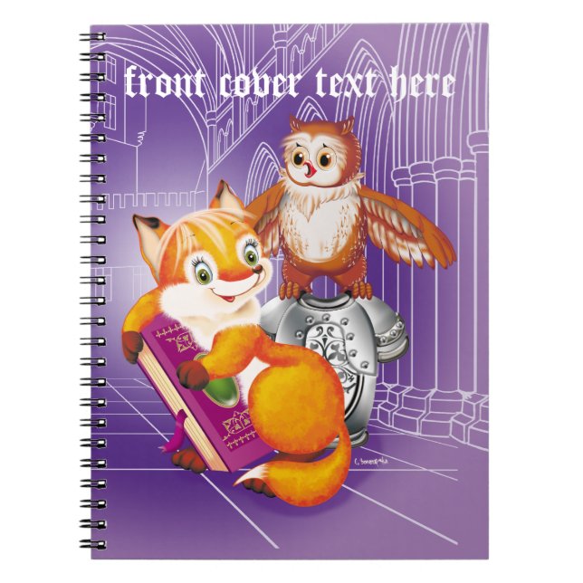 Carnet renard et hibou (Devant)