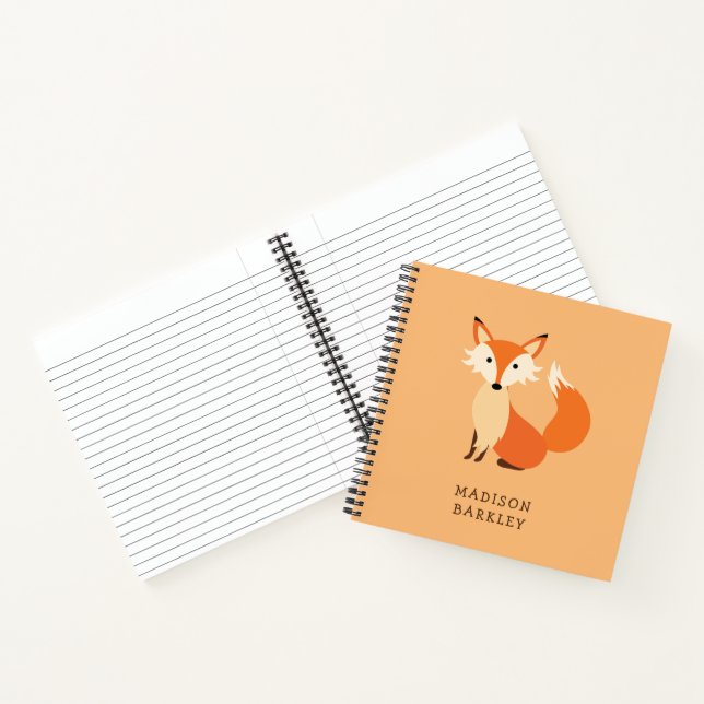 Carnet Renard Kid's Animaux de la Forêt Mignons (Intérieur)