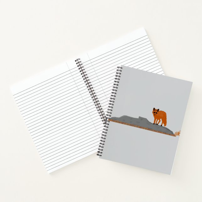Carnet 🦊 Renard sur le Rocher (Intérieur)