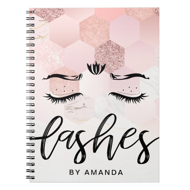 Carnet Rendez-vous avec un Rose personnalisé (Devant)