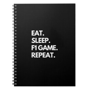 Carnet Répéter le jeu F1 de Dormir