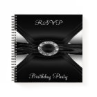 Répondre SVP Anniversaire Bijou Diamant Noir Blanc