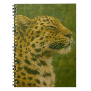 Carnet Repose du léopard dans le cadre du sanctuaire