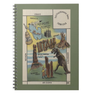 Carnet Représentation des sites à voir dans UtahUtah