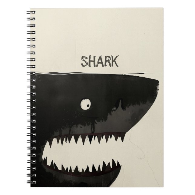 Carnet Requin noir (Devant)