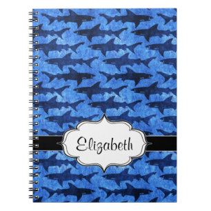 Carnet Requins en mer bleue profonde