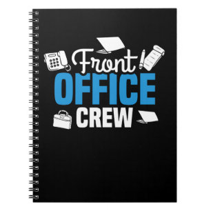 Carnet Responsable de l'avant de l'équipe de bureau