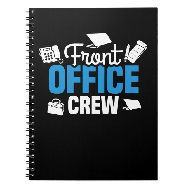 Carnet Responsable de l'avant de l'équipe de bureau (Devant)