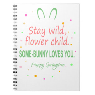 Carnet Reste sauvage, enfant fleur